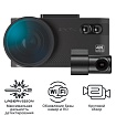 Видеорегистратор с сигнатурным радар-детектором iBOX EVO 4K LaserVision WiFi Signature Dual + Внутрисалонная камера iBOX RearCam FHD4